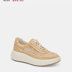 Dolce Vita Dolen Sneaker in Natural Raffia